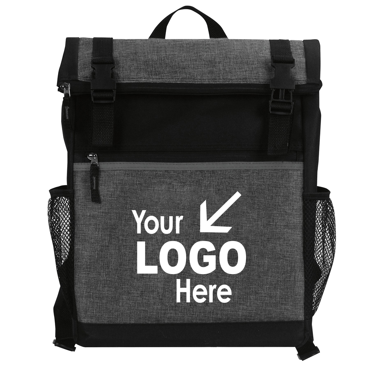 Roll Top Flap Backpack